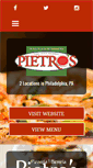 Mobile Screenshot of pietrospizza.com